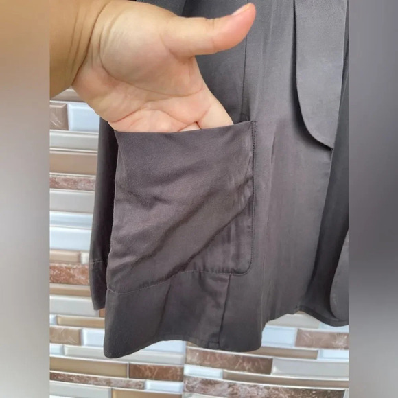 JAMES PERSE Open Front Tuxedo Jacket Blazer WEL2923 Size 3 (L) - Picture 6 of 12